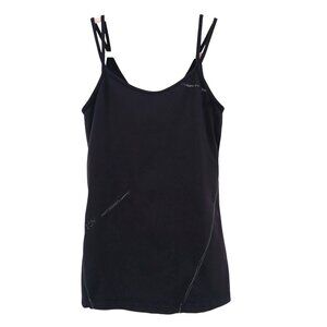 Splits59 Black Strappy Tank Top Size Small Activewear USA Made